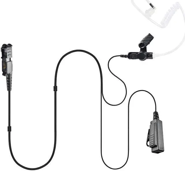Alt view image 2 of 6 - Security Air Acoustic Tube Earpiece Headset PTT for Motorola TETRA MTP3100 MTP3200 MTP3250 MTP3150 DEP550 Walkie Talkie
