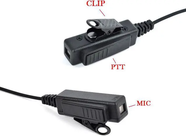 Alt view image 3 of 6 - Security Air Acoustic Tube Earpiece Headset PTT for Motorola TETRA MTP3100 MTP3200 MTP3250 MTP3150 DEP550 Walkie Talkie