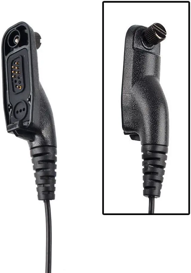 Alt view image 2 of 7 - Headphone Ear Loop Earpiece PTT for Motorola APX4000 APX2000 APX6000 XPR6300 DP4800 DP3400 XIR P8200 P8268