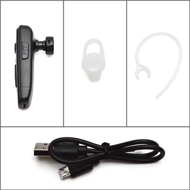 Alt view image 4 of 7 - HYS Wireless Bluetooth PTT Headset Earpiece Wireless Headphone  Zello App Samsung Huawei Android Phone