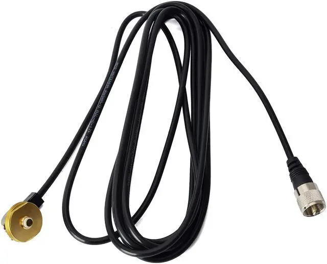 Alt view image 4 of 4 - HYS VHF NMO 136-174 Mhz Antenna with 13.12ft RG58 Coax Cable NMO to UHF PL259 Connector for Yaesu Kenwood HYT Icom Mobile Radios