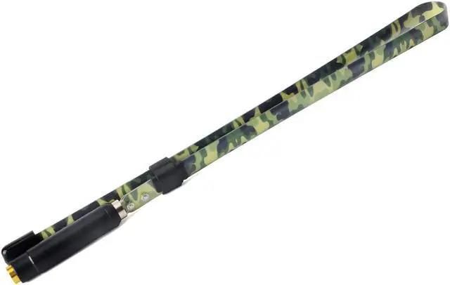 Alt view image 3 of 5 - HYS CS Tactical SMA Male Antenna Dual Band VHF UHF  Foldable  Camouflage  Antenna for  YAESU PUXING  TYT Walkie Talkie