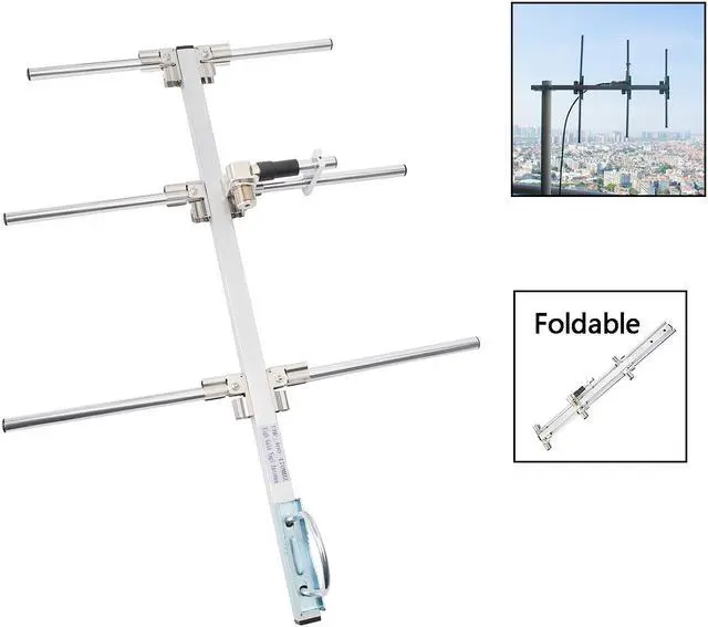 Main image of HYS 7dBi Yagi Antenna UHF 400-470Mhz Foldable Outdoor Antenna  for Baofeng Motorola Yaesu Kenwood Mobile  Radio Transceiver