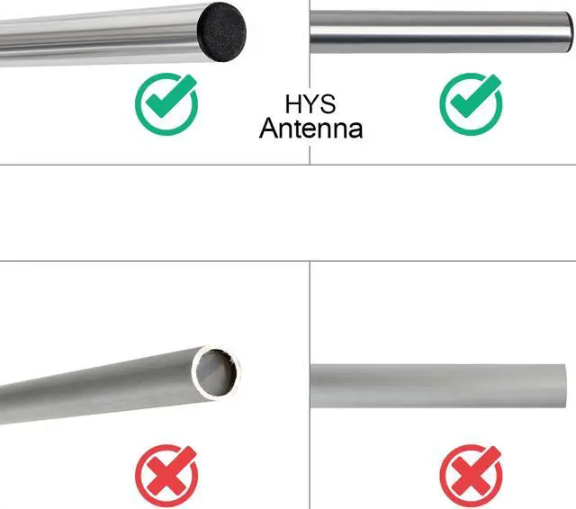 Alt view image 4 of 6 - HYS 7dBi Yagi Antenna UHF 400-470Mhz Foldable Outdoor Antenna  for Baofeng Motorola Yaesu Kenwood Mobile  Radio Transceiver