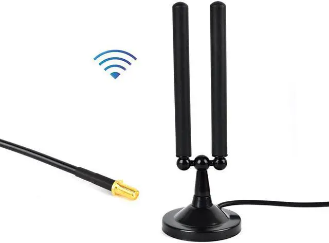 Alt view image 3 of 6 - HYS VHF UHF Dual Band Antenna Magnetic Mount Antenna with SMA-Female RG58 Coaxial Cable for Kenwood Linton BAOFENG UV5R