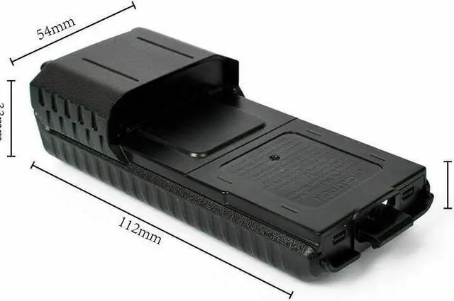 Alt view image 4 of 7 - VHF/UHF 144/430Mhz Antenna Dual Band SMA Female  Antenna with Battery Case For Baofeng UV5R