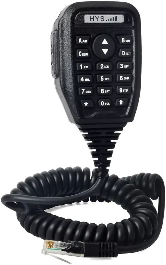Alt view image 5 of 7 - HYS 15W Dual Band VHF/UHF Car Mobile Radio FM Transceiver 136-174/400-490MHz FM Transceiver Amateur Ham Radio with USB Cable
