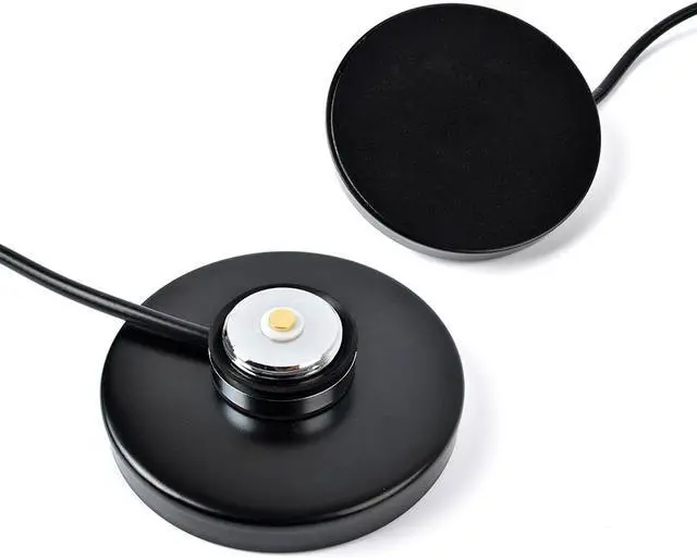 Alt view image 6 of 7 - HYS 90mm NMO Mount Magnetic Base with RG58 Coaxial Cable for Car Bus Taxi Mobile Radio Antenna