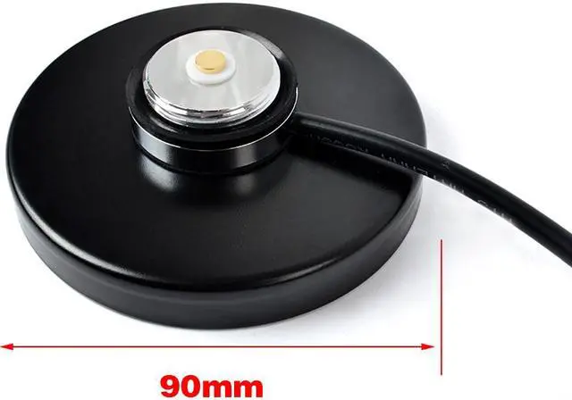 Alt view image 3 of 7 - HYS 90mm NMO Mount Magnetic Base with RG58 Coaxial Cable for Car Bus Taxi Mobile Radio Antenna