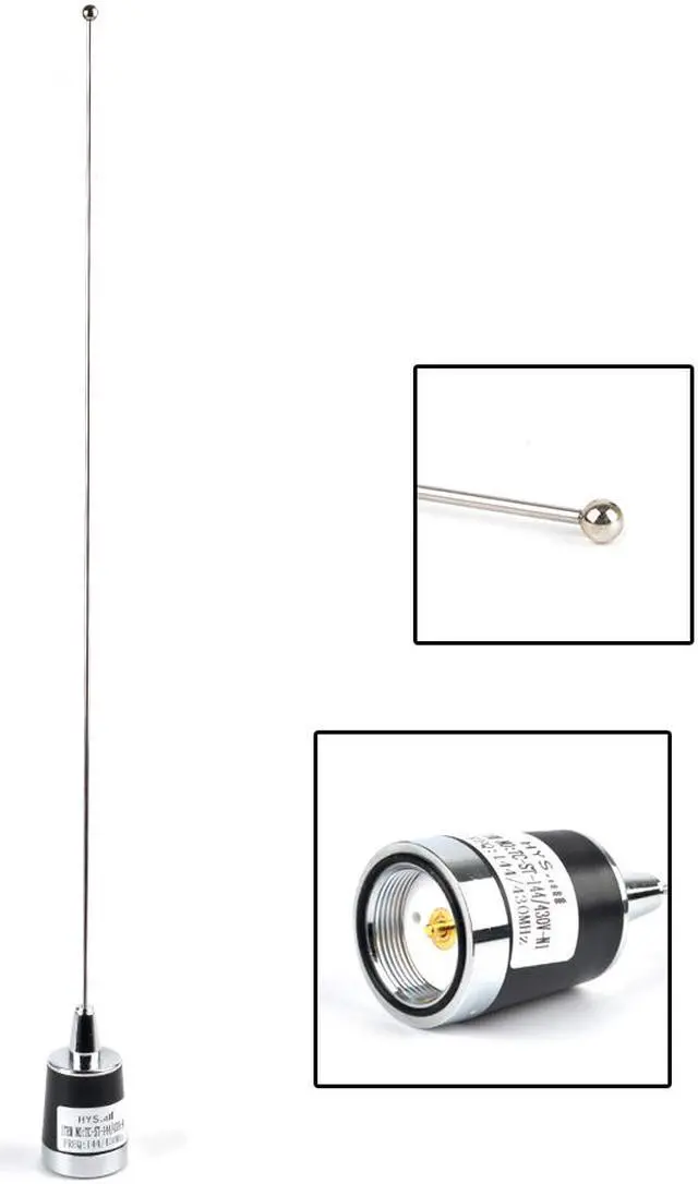 Main image of Dual Band NMO Antenna VHF/UHF 144/430MHz 100W Antenna For Yaesu Kenwood Icom Car Mobile Radio Ham Radio
