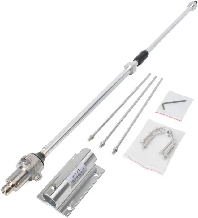 Alt view image 2 of 6 - HYS 350-500Mhz Mobile Radio 100Watt Antenna UHF Alterable Frequency Aluminum Alloy Mobile Antenna for 350-500Mhz Device Repeater Motorola Kenwood Icom Midland Mobile FM Transceiver Radio