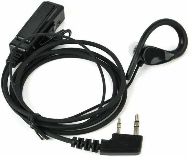 Alt view image 4 of 6 - HYS C Shape Earpiece Walkie Talkie Earphone Headset For Baofeng Kenwood TYT Radio