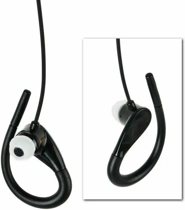 Alt view image 3 of 6 - HYS C Shape Earpiece Walkie Talkie Earphone Headset For Baofeng Kenwood TYT Radio