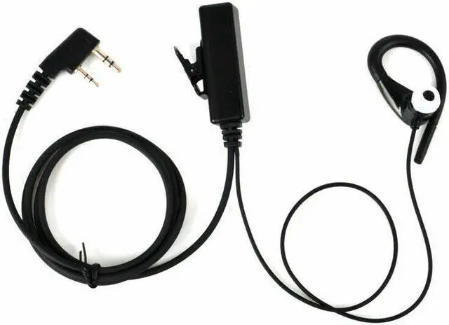 Alt view image 5 of 6 - HYS C Shape Earpiece Walkie Talkie Earphone Headset For Baofeng Kenwood TYT Radio