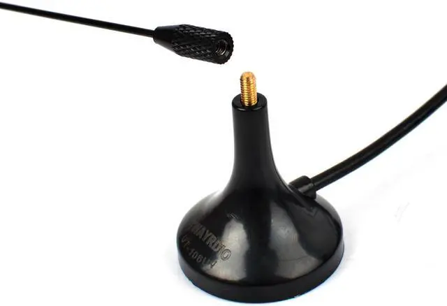 Alt view image 2 of 4 - Dual Band Antenna VHF/UHF SMA-Male 144/430MHz Magnetic Base Antenna For YAESU TYT PUXING Radio