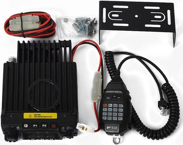 Alt view image 5 of 6 - Car Two-Way Radio Station 200CH 45W High Power UHF Mobile Radio Car Radio Ham Mobile Radio Transceiver Radio Scanner