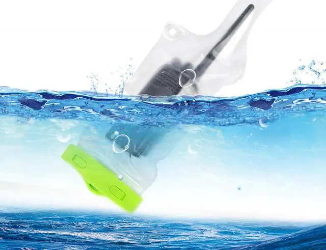 Alt view image 6 of 6 - Walkie Talkie case Waterproof Bag with Strap for Motorola Kenwood Icom Yaesu Vertex Standard Baofeng Wouxun Puxing Midland