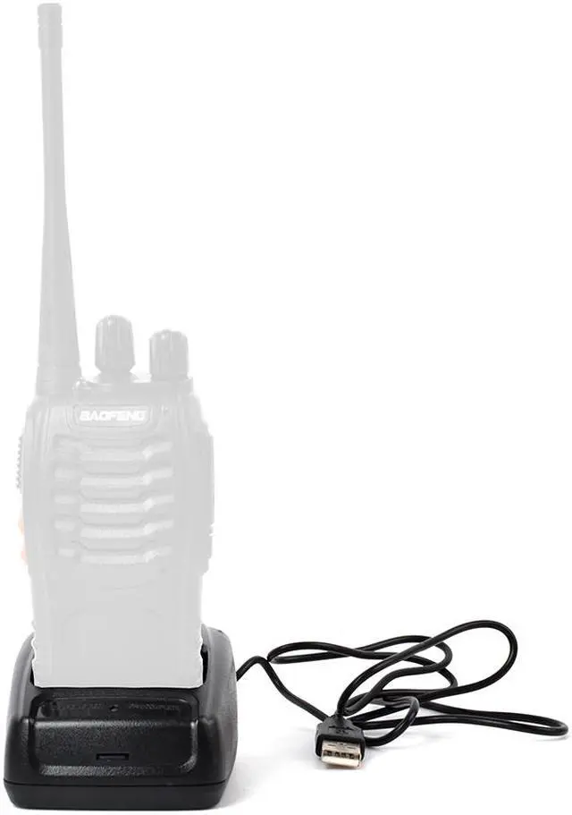 Alt view image 4 of 7 - Walkie Talkie USB Desktop Charger for Baofeng BF-888S BF-777S BF-666S Radio Scanner