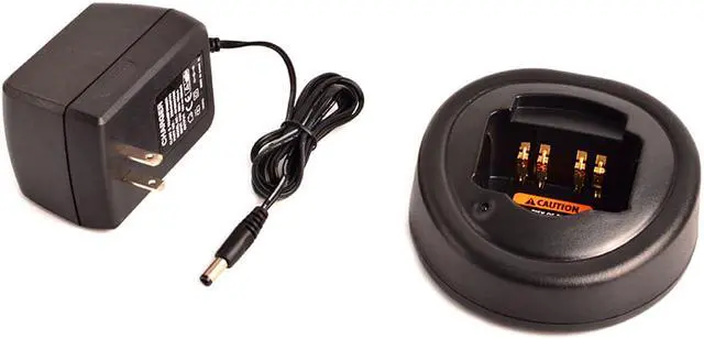 Alt view image 6 of 6 - Ni-MH Ni-CD Li-ion Battery Charging Dock Desktop Charger for Motorola Radios Walkie Talkie EX500 GP328 GP388 HT750 HT1250