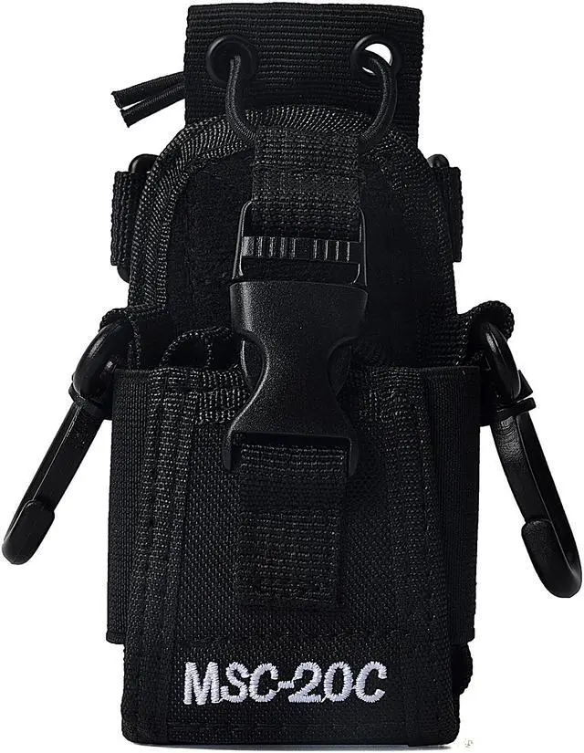 Main image of Universal Walkie Talkie Bag Pouch with Adjustable Shoulder Strap Portable Radio Holder Case Multi-Function for Kenwood Motorola