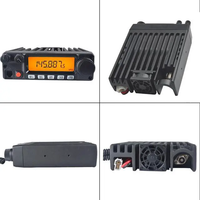 Alt view image 7 of 7 - 80W Car Ham Radio Mobile Transceiver VHF134-174MHz Compact Amateur Walkie Talkie Two Way Radio