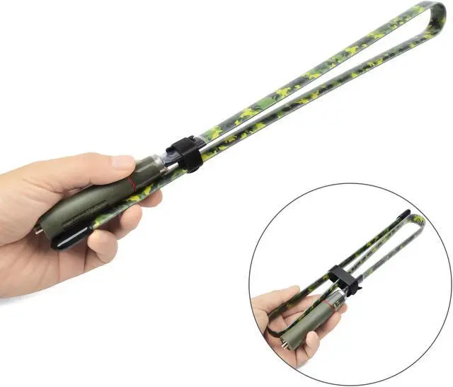 Alt view image 4 of 7 - Walkie Talkie Foldable CS Tactical Antenna SMA-Female Dual Band Camouflage Antenna for Baofeng UV-5R UV82 Ham Radio Accessories