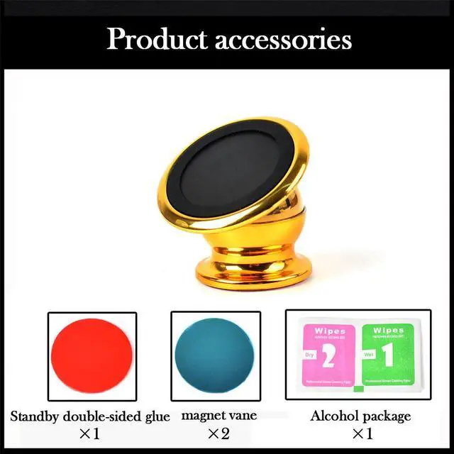 Alt view image 3 of 7 - Magnetic Car Phone Holder For iPhone 12 11 X Samsung Magnet Mount Car Holder Phone in Car Cell Mobile Phone Holder