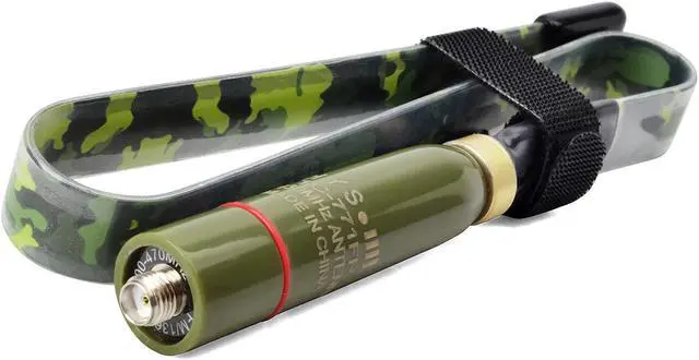 Alt view image 3 of 7 - HYS Dual Band VHF UHF 144/430Mhz 15inch Foldable CS Tactical SMA Female Ham Radio Antenna for Baofeng UV-5R UV-82 BF-F8HP Ham Two Way Radio