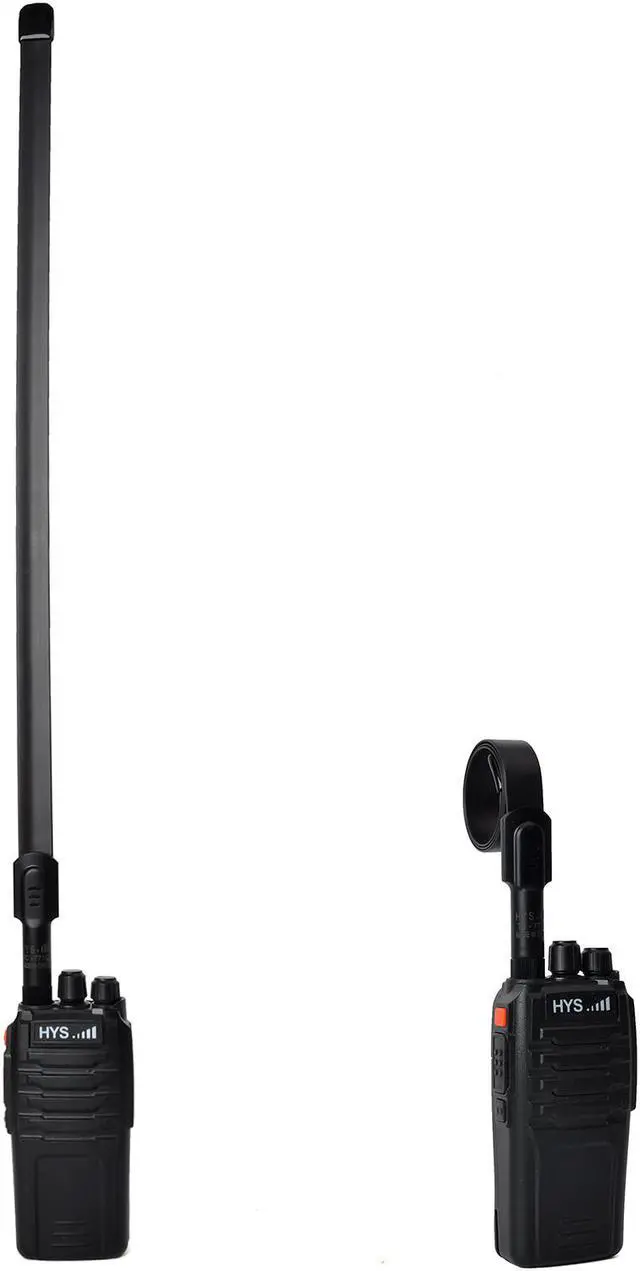 Alt view image 4 of 7 - HYS Tactical Antenna Dual Band VHF UHF Mini SMA-Female 144/430Mhz Flexible Antenna for Baofeng UV-5R UV82 GT-3 BF-F8HP Kenwood Two Way Radio