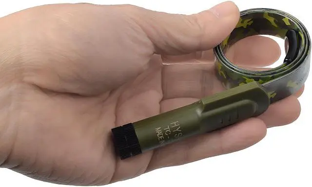 Alt view image 5 of 6 - HYS Tactical Antenna SMA-Male Dual Band VHF UHF 144/430Mhz Foldable Camouflage Antenna for Yaesu VX-177 VX-170 VX-7R VX-6R FT-60R 2 Way Radio Walkie Talkie