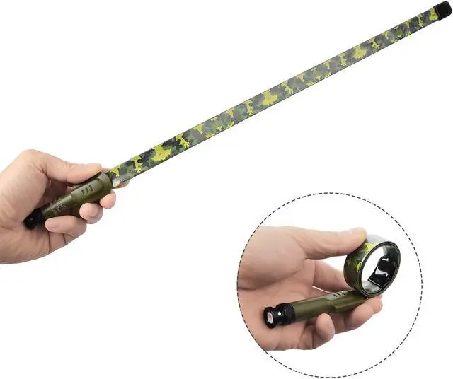 Alt view image 5 of 7 - HYS CS Tactical Antenna BNC Dual Band 144/430Mhz 2m/70cm Foldable Camouflage Antenna for Kenwood TK300 TK320 ICOM IC-W32 IC-V80 Yaesu Vertex Two Way Radio