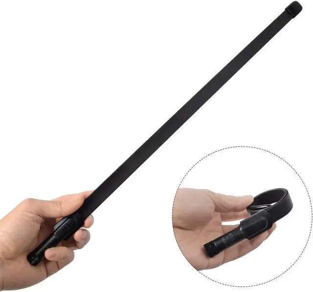 Alt view image 3 of 5 - HYS Tactical Antenna SMA-Male 50.5cm/19.88inch Foldable Dual Band VHF UHF Mini Flexible 144/430Mhz Antenna for Baofeng UV-3R Yaesu VX-6R FT-60R TYT Wouxun Two Way Radio