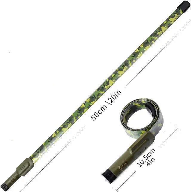 Alt view image 3 of 6 - HYS Tactical Antenna SMA-Male Dual Band VHF UHF 144/430Mhz Foldable Camouflage Antenna for Yaesu VX-177 VX-170 VX-7R VX-6R FT-60R 2 Way Radio Walkie Talkie
