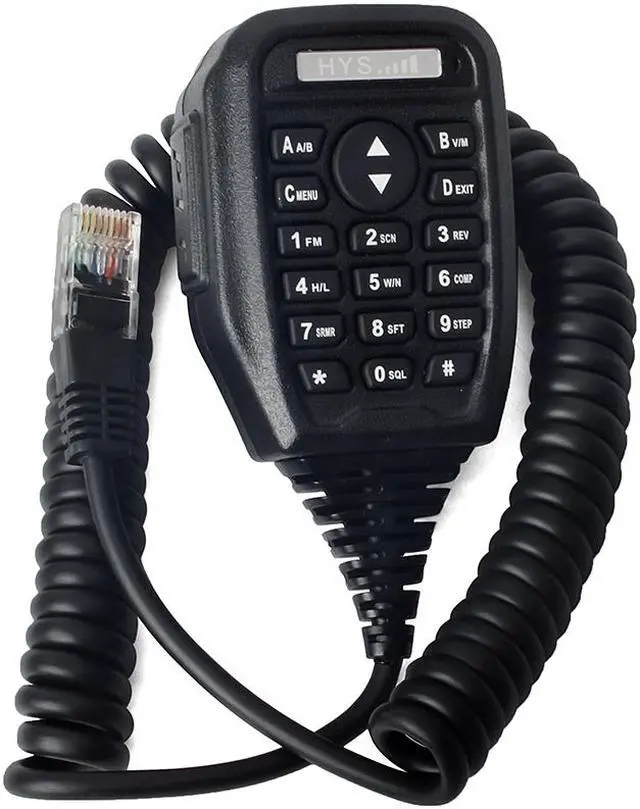 Alt view image 6 of 6 - HYS  15W Car Mobile Radio Dual Band VHF/UHF FM Transceiver 136-174/400-490MHz Amateur Car Radio