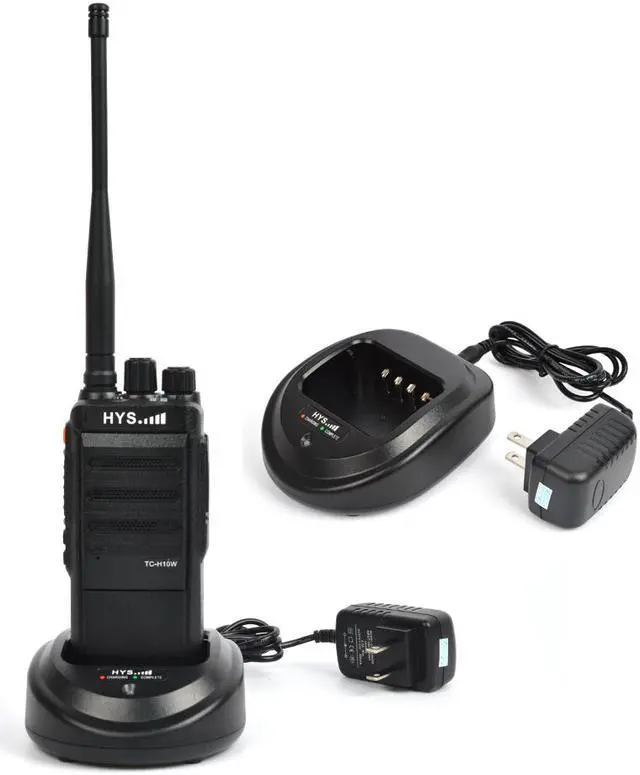 Alt view image 4 of 5 - HYS 10W Walkie Talkies Rechargeable Long Range Two-Way Radios UHF 400-480Mhz Handheld Transceiver  with programming cable(2 Packs)