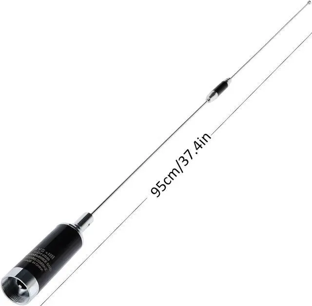 Alt view image 5 of 7 - HYS NMO Dual Band 2Meter 70CM 3dBi 100W 37inch Antenna with NMO Mount RG58 Cable with UHF-Male Connector and L Shape Fender for Mobile Radio Transceiver