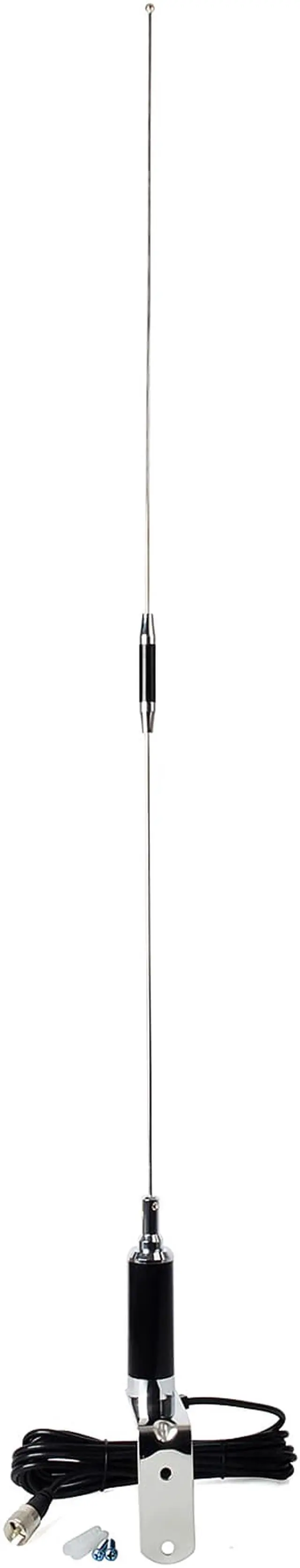 Alt view image 2 of 7 - HYS NMO Dual Band 2Meter 70CM 3dBi 100W 37inch Antenna with NMO Mount RG58 Cable with UHF-Male Connector and L Shape Fender for Mobile Radio Transceiver