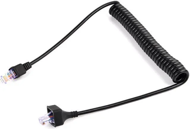 Alt view image 5 of 6 - RJ-45 8 Pin to 8 Pin Replacement Microphone Cable Mic Cord for Kenwood Mobile Radio KMC-30 KMC-32 KMC-35 TK-7100 TK-760 TK-768 TK-780G M-261A TM-271A