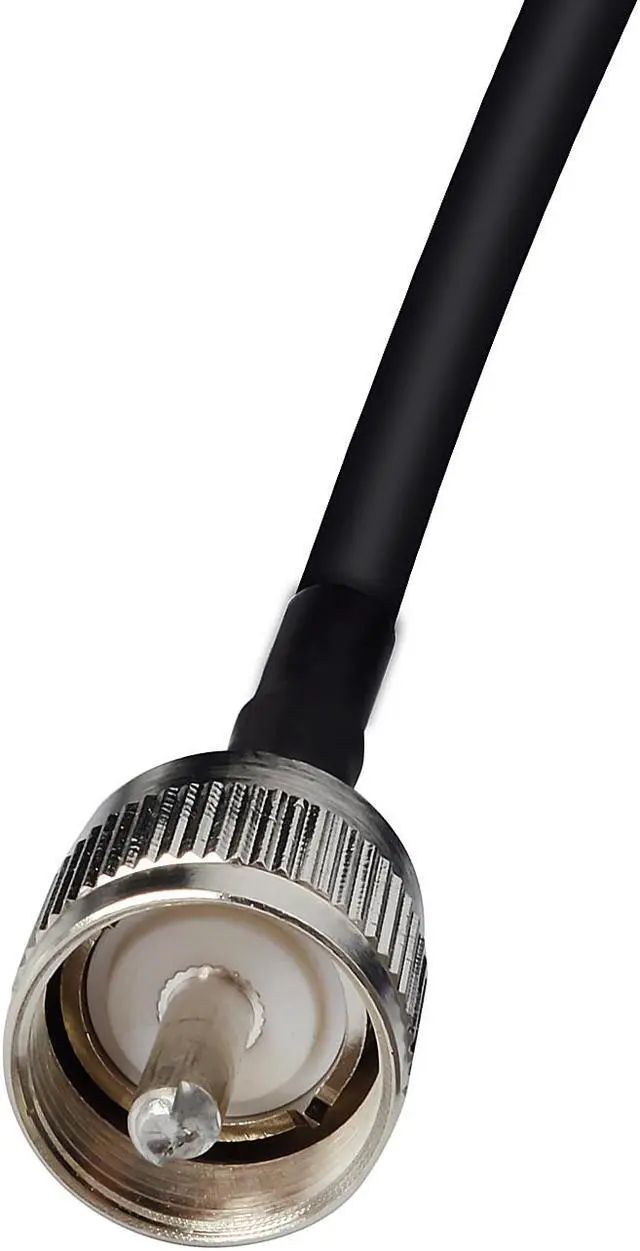 Alt view image 4 of 7 - HYS VHF 2meter 156-163MHz 50W 6.7inch Marine Boat Stubby Rubber Antenna with 5M (16.4ft) RG58 Cable and L Shape Fender Mount Bracket for Uniden Icom Cobra Yaesu Midland Marine Radio Transceiver