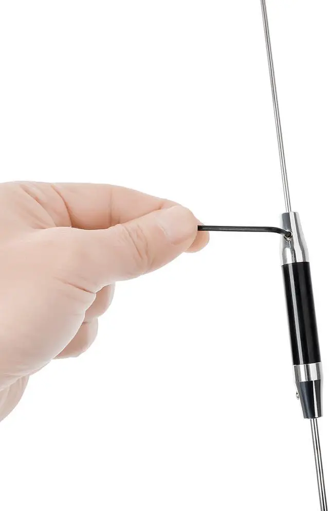 Alt view image 6 of 7 - HYS NMO Dual Band 2Meter 70CM 3dBi 100W 37inch Antenna with NMO Mount RG58 Cable with UHF-Male Connector and L Shape Fender for Mobile Radio Transceiver