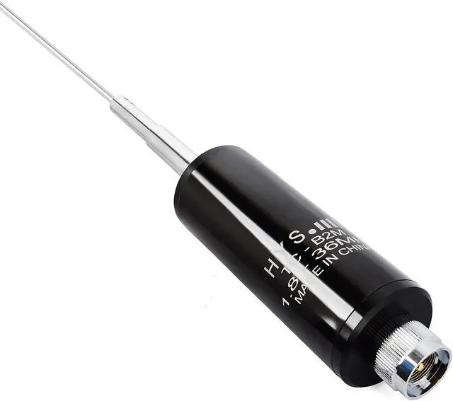 Alt view image 7 of 7 - HYS 1.8-36Mhz (160meter to 8meter) 50.7inch 120W Stainless Steel CB Mobile Base Antenna with PL259(UHF-Male) Connector for Yaesu Motorola Midland Icom Ham Mobile Radio Transceiver