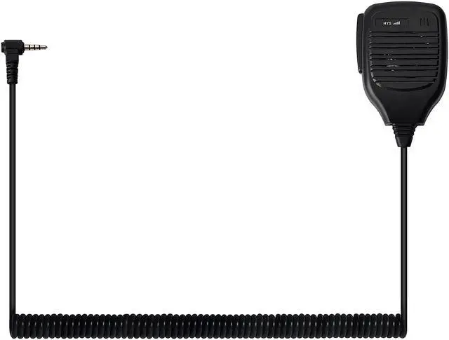 Alt view image 5 of 7 - HYS Speaker Mic with Reinforced Cable 1 Pin Handheld Shoulder Remote Speaker Microphone for Baofeng UV3R BF-T1 T6 for Yeasu VX-3R FT-40R FT-50R FT-60R FT-70D Two Way Radio (2pack)