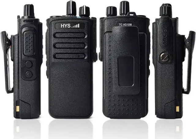 Alt view image 6 of 7 - HYS Walkie Talkie  Rechargeable  Long Range Ham Radio with 2200mAh Battery Two Way Radio for Biking Hiking Camping