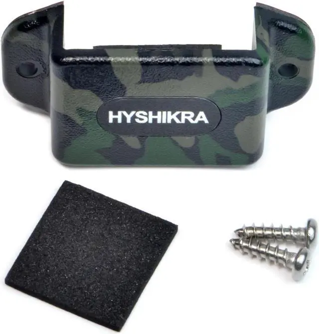 Alt view image 3 of 4 - HYSHIKRA Universal Ham Radio Hanger Holder Mount with Adhesive Back, Pre Drill Holes with Self-Tapping Screw for Baofeng Midland Kenwood Motorola Talkabout Handheld Walkie-Talkie(camo Color Pack of 5)