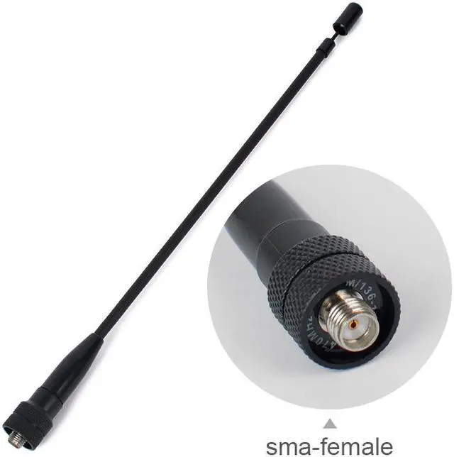 Main image of HYS TC-669ET SMA Female Antenna UHF VHF 145MHZ&435MHZ Dual Band Flexible Antenna For Portable Ham Handheld Two Way Radio