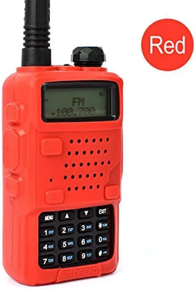 Alt view image 4 of 7 - HYS 5PCS Walkie Talkie Protective Cover Rubber Soft Case For Baofeng UV-5R/A/B/C/D/E