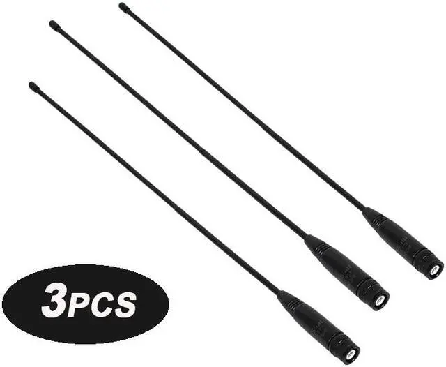 Main image of HYS 3*NA-771 Dual Band VHF/UHF 2m/70cm BNC Handheld Ham Radio Antenna for Kenwood Icom