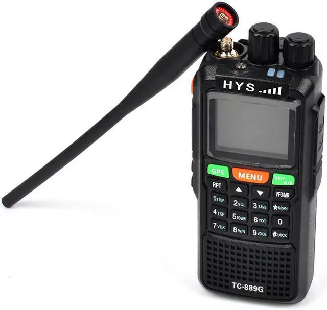 Alt view image 3 of 7 - HYS 10W GPS Handheld Ham Radio 136-174Mhz&400-520 Mhz Long Distance Walkie Talkie 7.4V 4500Mah Transceiver