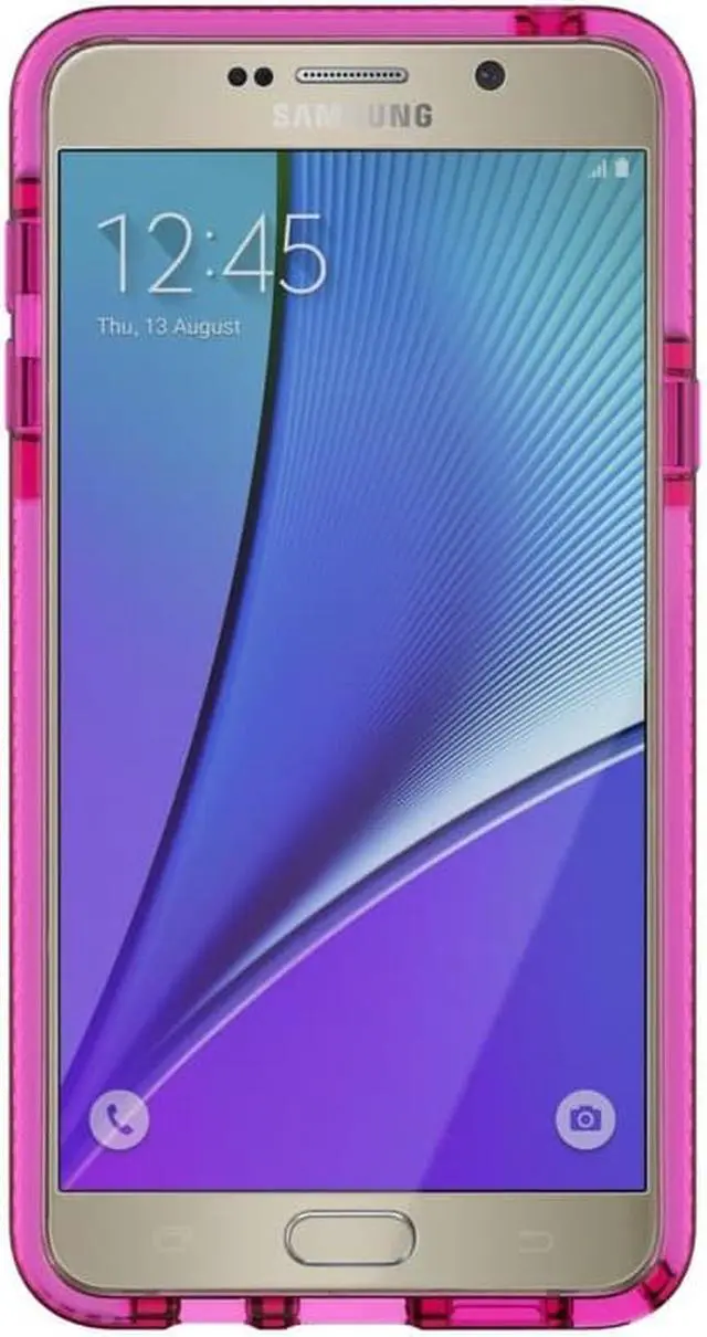 Alt view image 2 of 5 - Tech21 PINK EVO CHECK ANTI-SHOCK CASE TPU COVER FOR SAMSUNG GALAXY NOTE 5