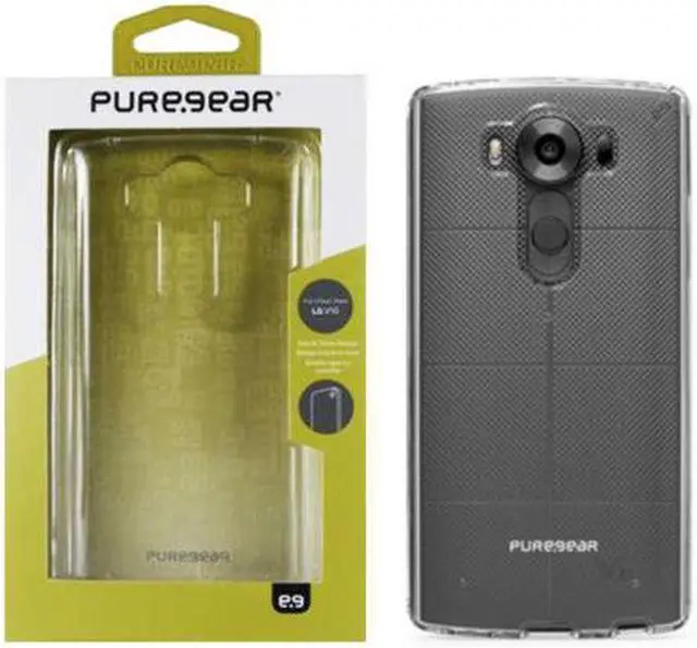 Alt view image 2 of 11 - PUREGEAR CLEAR SLIM SHELL CASE HARD TRANSPARENT COVER FOR LG V10 PHONE